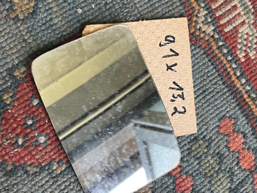 Spiegelglas Spiegel Simson MZ Trabant Wartburg 91 x 132 mm  original DDR Bestand